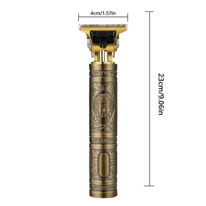 Cortadora de pelo eléctrica profesional inalámbrica por USB, recortadora de barba profesional, kit de corte de pelo, máquina cortadora de pelo