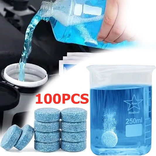 Limpiador sólido Limpiador de parabrisas de coche Tableta efervescente Limpiacristales automático Tabletas concentradas de limpieza sólida Detergente
