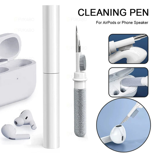 Herramienta de limpieza para auriculares Bluetooth Airpods Pro 3/2/1, kit de limpieza de estuches duraderos y cepillo para Xiaomi Airdots 3Pro.