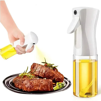 Botella pulverizadora de aceite de 200/300 ml para cocinar, pulverizador de aceite de oliva para barbacoa, herramienta para picnic