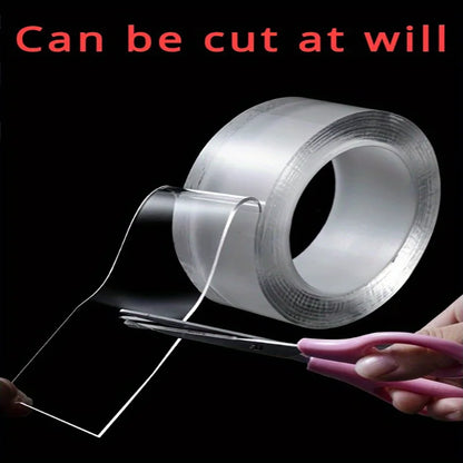 Kitchen Transparent Double Sided Tape Bathroom Waterproof Reusable Self Adhesive Nano Tapes Home Decoration Washable Super Tapes