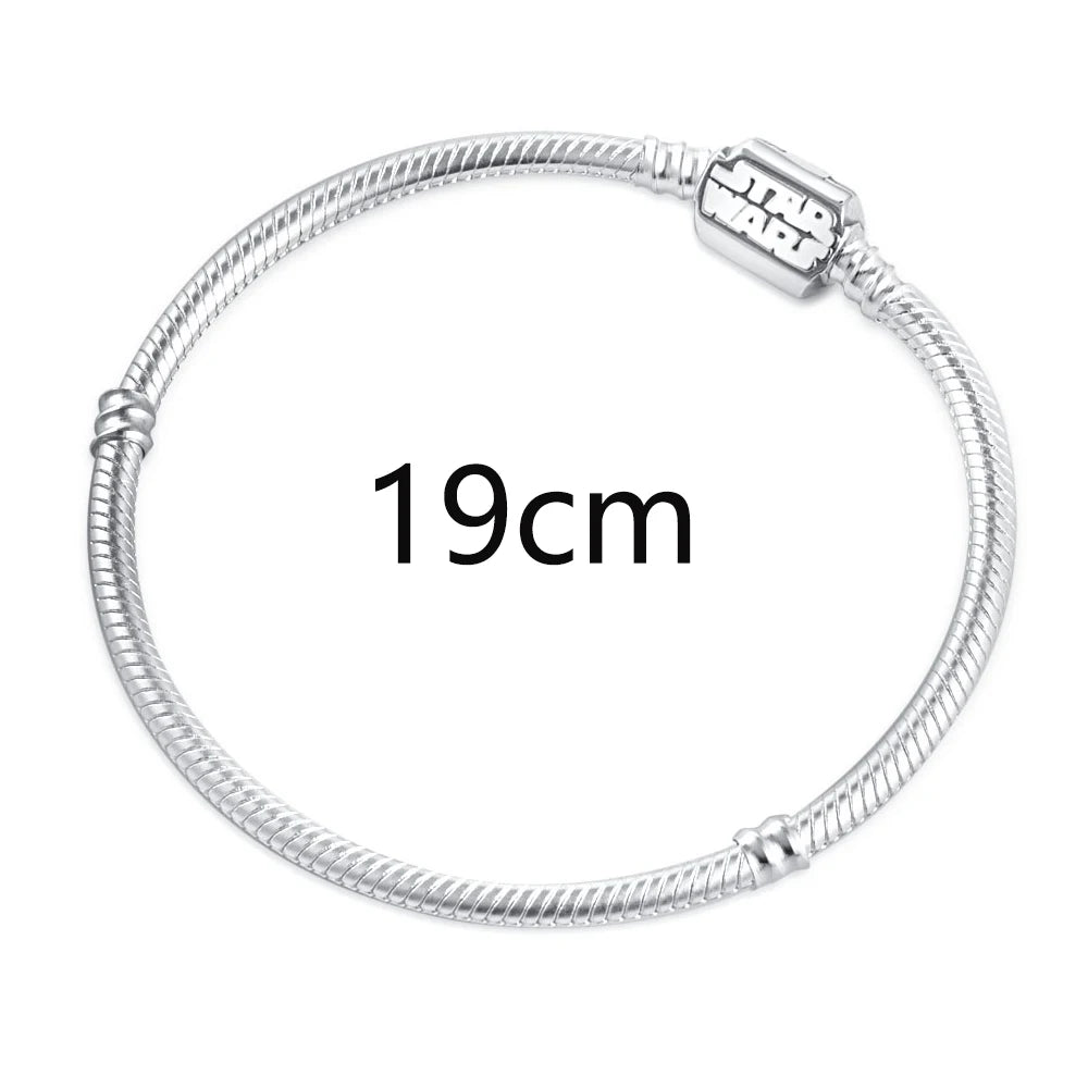 Charms de Disney Stitch Marvel Rescuer Star Wars para pulsera Pandora original de plata de ley 925, collar para mujer, joyería