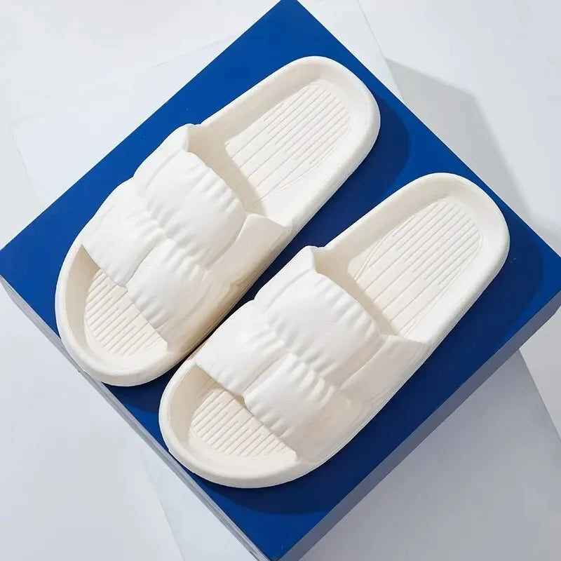 Sandalias suaves y cómodas antideslizantes para hombre y mujer, zapatos informales, chanclas para el hogar, moda de verano