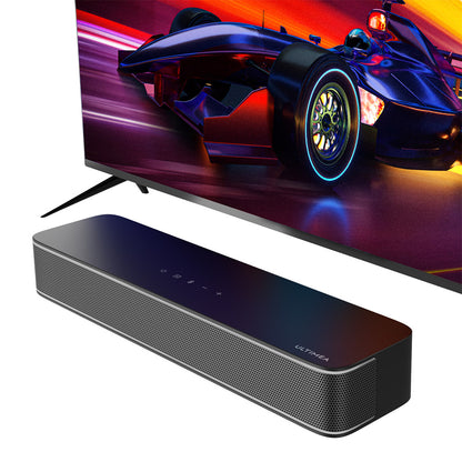 Ultimea Solo B30 Pro Soundbar, 120W Peak Power, 2.1 Channel, Built-in 3&#39;&#39; Subwoofer, 10 Bands Equalizer Settings, 121 Preset EQ Matrices, Bluetooth 5.3, App Control