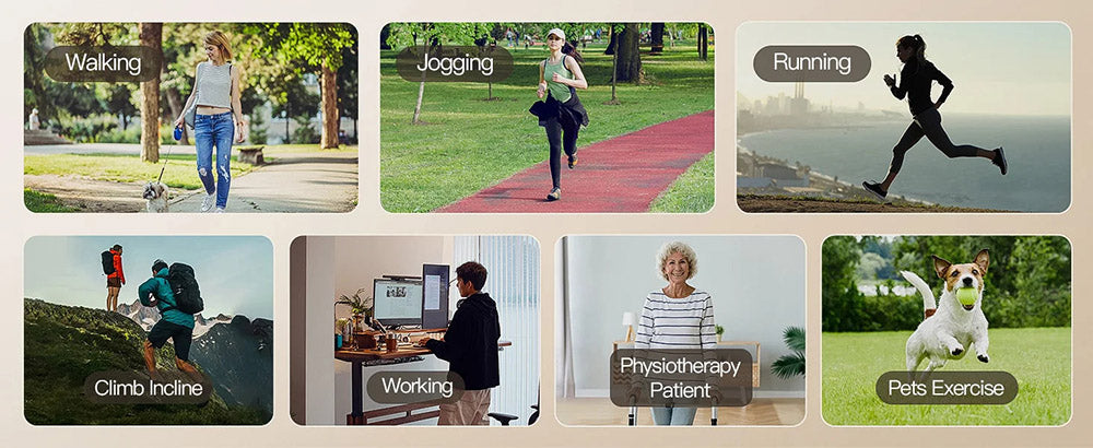 Akluer 480L-A Walking Pad with Incline, 2.5HP Under Desk Treadmill with Remote Control, LED Display, 330lbs Max Capacity