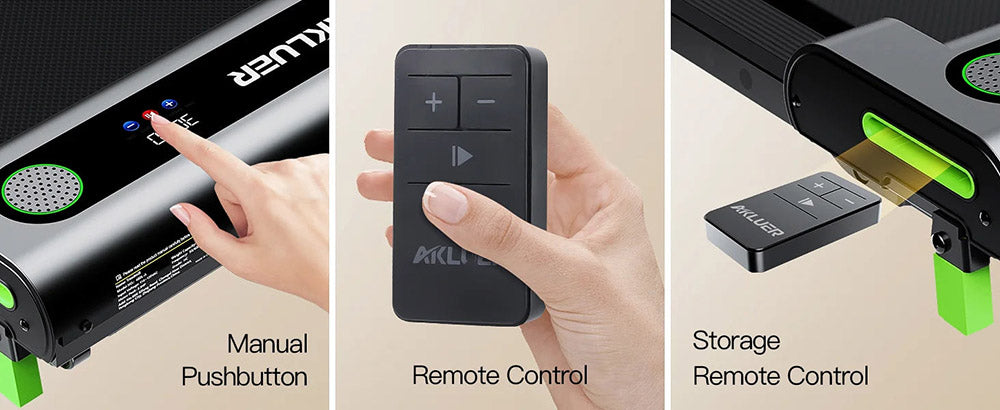 Akluer 480L-A Walking Pad with Incline, 2.5HP Under Desk Treadmill with Remote Control, LED Display, 330lbs Max Capacity