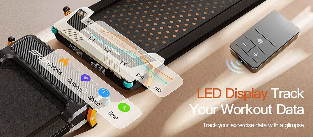 Akluer 520 Dual-Sided Under Desk Treadmill with Shiatsu Foot Massager, Walking Pad with Incline, 2.5HP Quiet Motor, LED Display