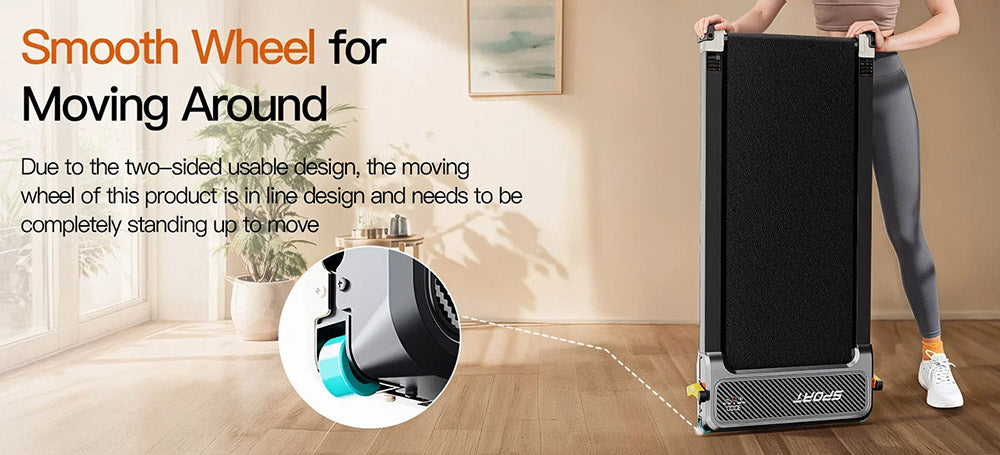 Akluer 520 Dual-Sided Under Desk Treadmill with Shiatsu Foot Massager, Walking Pad with Incline, 2.5HP Quiet Motor, LED Display