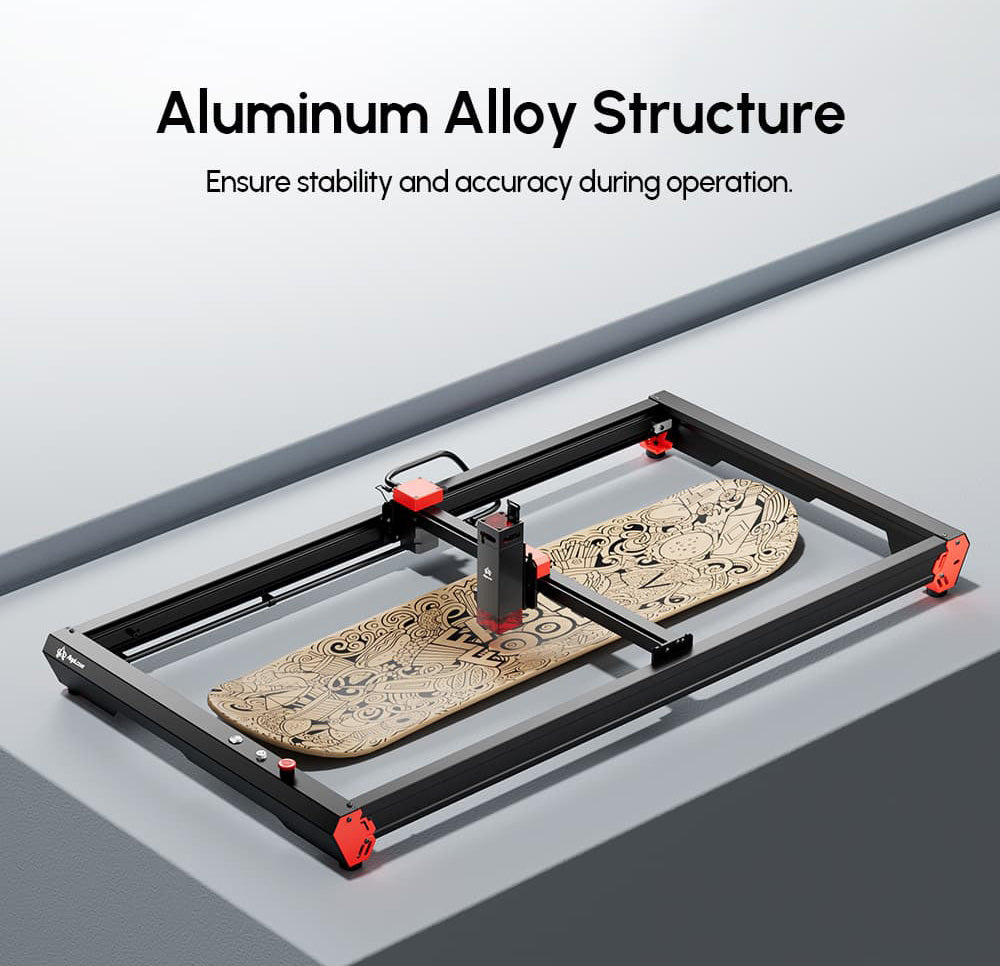 AlgoLaser Alpha Laser Engraver Extension Kit, 400*850mm (157.5*334.6inch)