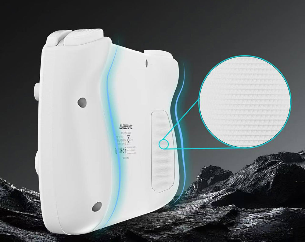 ANBERNIC RG CubeXX Game Console, 3.95-inch 720*720 IPS Screen, Linux 64-bit, 5G WiFi Bluetooth 4.2, Moonlight Streaming, 6.5 Hours of Playtime, RGB Light - Grey