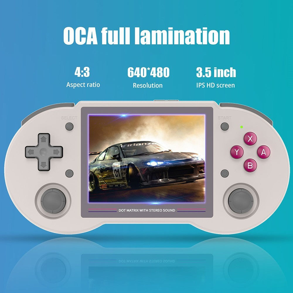 ANBERNIC RG353PS Game Console 64GB TF Card - White