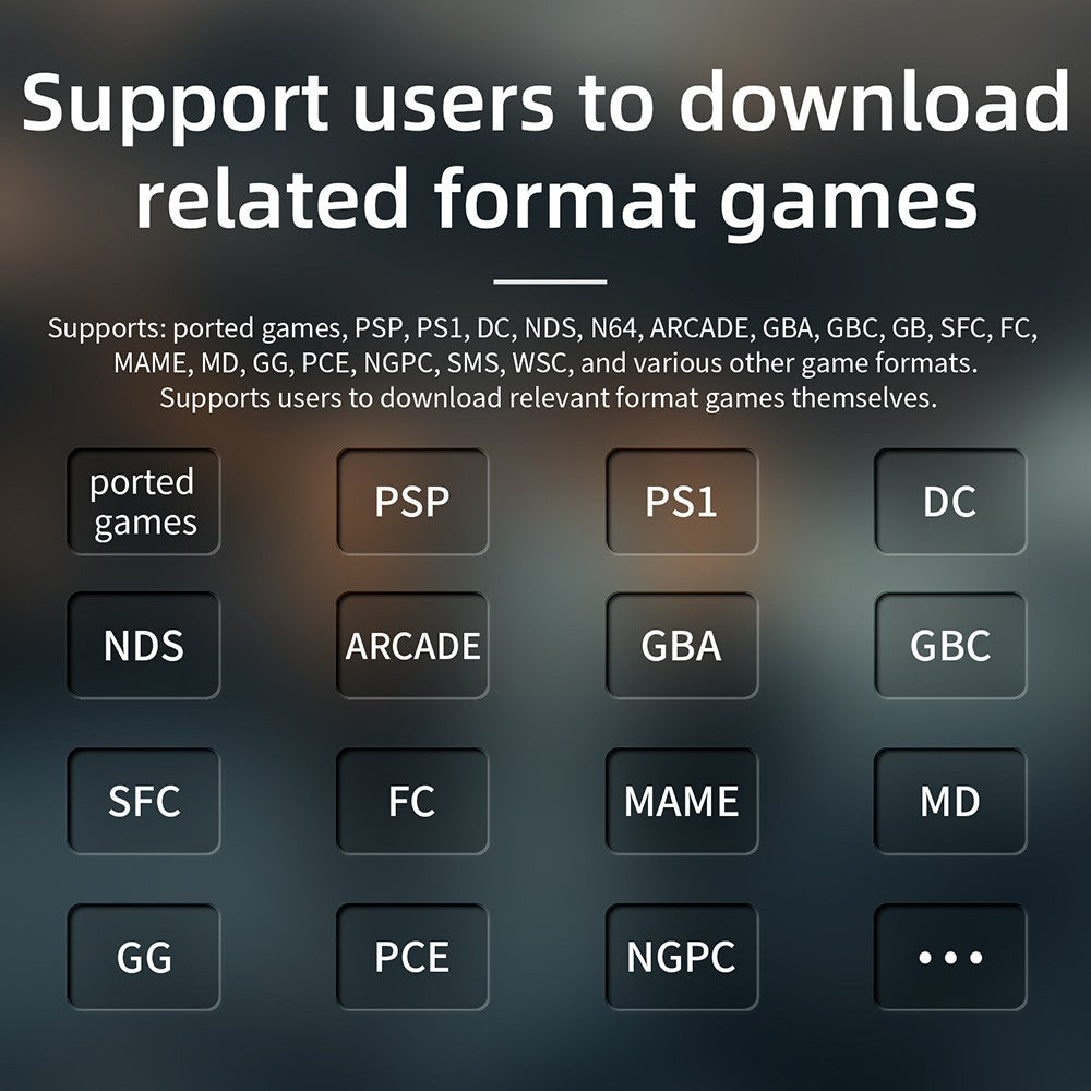 ANBERNIC RG40XX H Retro Game Console with RGB Light, 64GB TF Card with 5000+ Games, LPDDR4 1GB, 640*480P IPS Screen, 3200mAh Battery for 6 Hours Autonomy, Linux OS, 5G Wifi Bluetooth, Moonlight Streaming - Black
