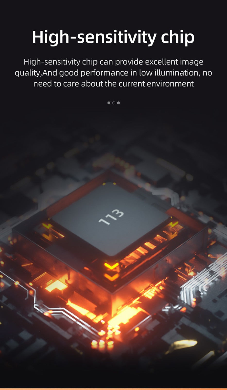 ANESOK 113B Endoscope, 4.3 inch IPS Screen, Single Lens, 1080P Resolution, 6 Adjustable LED Lights, 3 Hours Working Time, IP67 Waterproof, 1m Cable - Orange