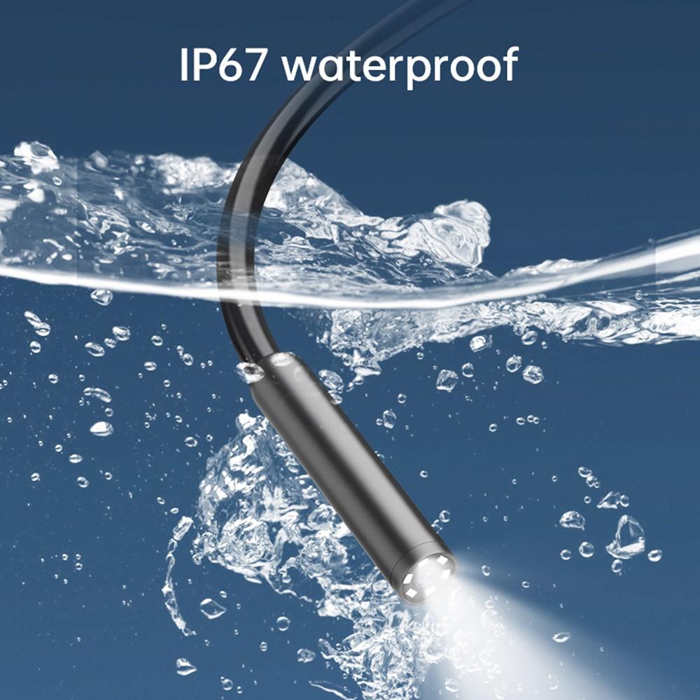 ANESOK W500 WiFi Portable Endoscope, 2K Camera, 1080P Image Resolution, 6 LEDs, 4 Hours Working Time, IP67 Waterproof, 1m Cable