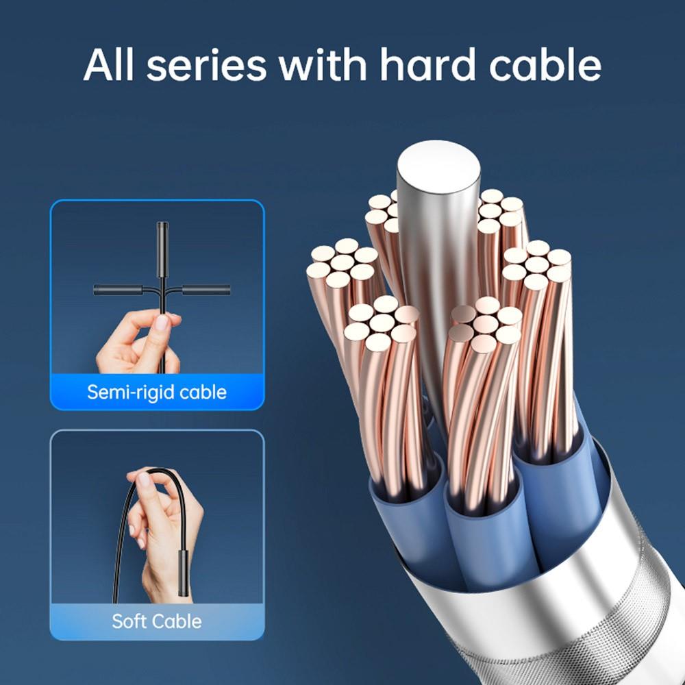 ANESOK W500 WiFi Portable Endoscope, 2K Camera, 1080P Image Resolution, 6 LEDs, 4 Hours Working Time, IP67 Waterproof, 1m Cable