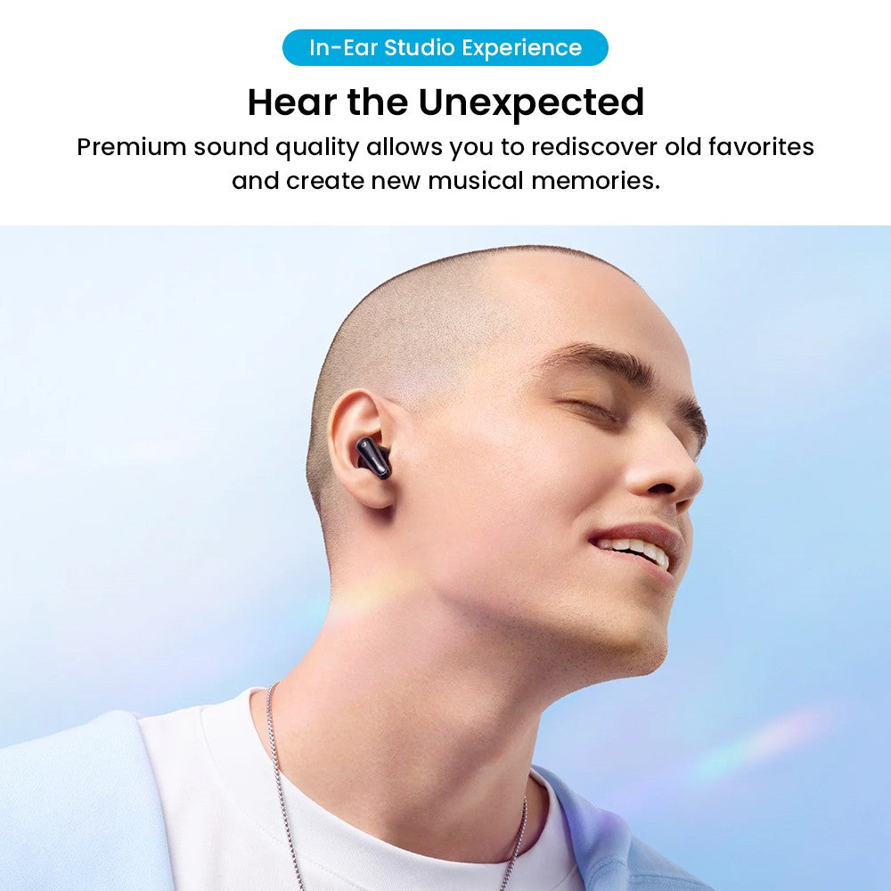 Anker Soundcore Liberty 4 True Wireless ANC Earbuds, Hi-Res Wireless Audio, Spatial Audio with Dual Modes, Heart Rate Sensor - Black
