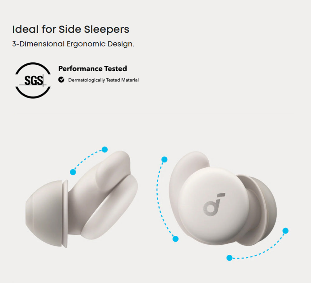 Anker Soundcore Sleep A20 Earbuds, Noise Blocking Sleep Earphones, Up to 80 Hours Playtime
