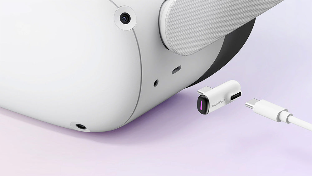 Anker Soundcore VR P10 TWS Gaming Earbuds, Compatible with Meta Quest 2, Steam Deck, PS4, PS5, PC, Switch - White