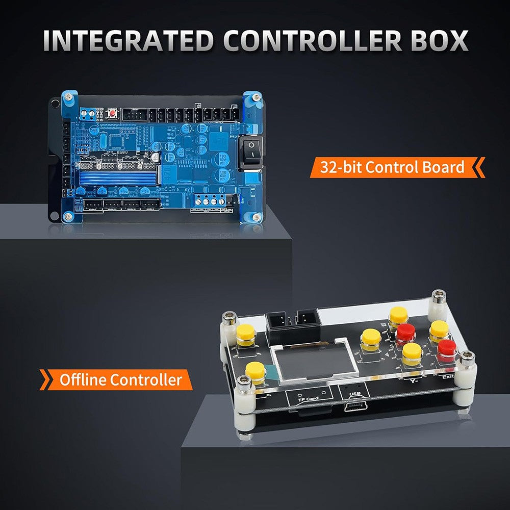 Annoytools 3018 Pro Max CNC Router Machine, 3 Axis Limit Switches, GRBL Offline Control, 300x180x80mm