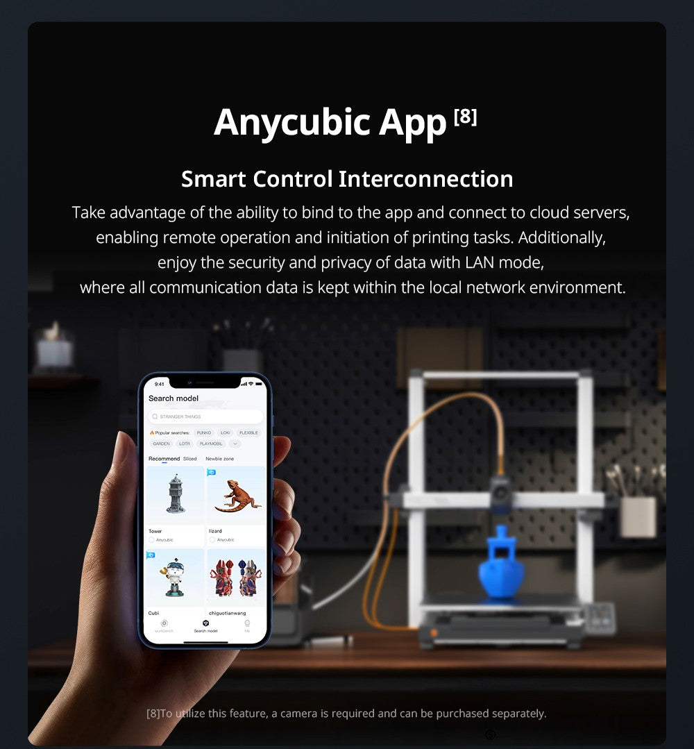 Anycubic Kobra 3 Max Combo 3D Printer, Up to 8-Color Printing, ACE Pro Color Engine, 600mm/s High-Speed Print, Auto-Leveling & Anti-Step Lost, 420*420*500mm