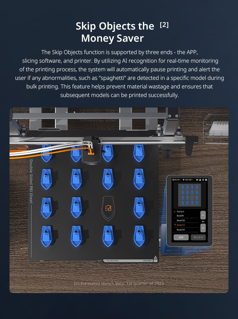 Anycubic Kobra 3 Max Combo 3D Printer, Up to 8-Color Printing, ACE Pro Color Engine, 600mm/s High-Speed Print, Auto-Leveling & Anti-Step Lost, 420*420*500mm