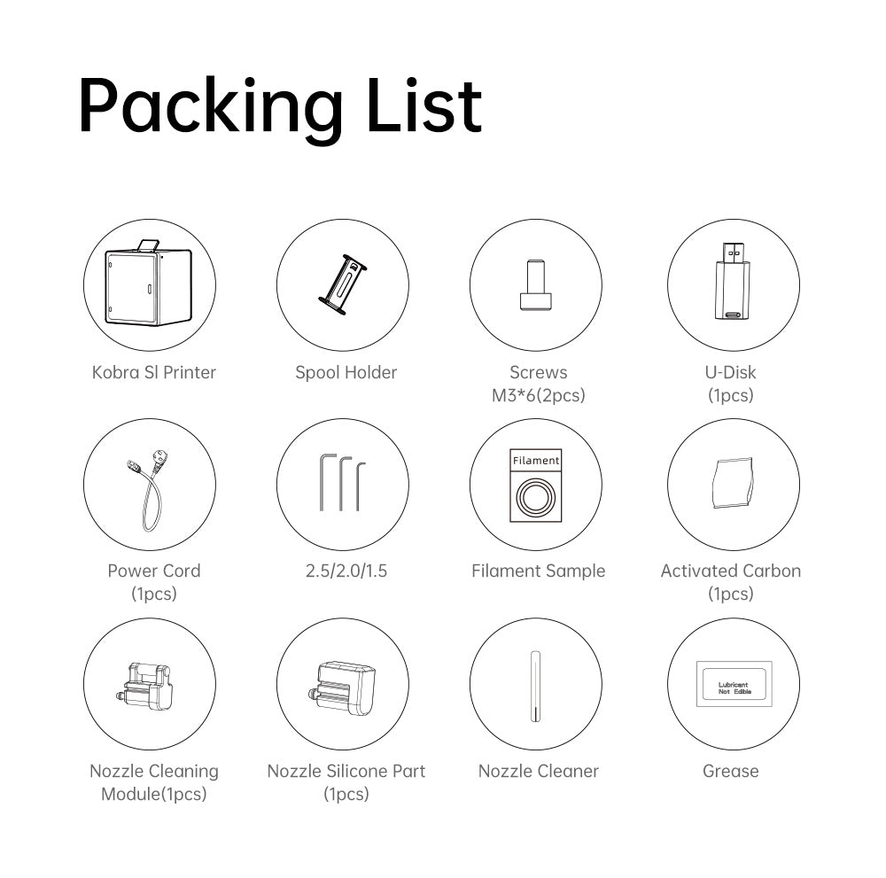 Anycubic Kobra S1 3D Printer, Enclosed CoreXY Construction, 600mm/s Ultra-Fast Print, Support Multi Color Printing with ACE Pro, 320℃ Hotend, 44dB Ultra-Quiet, 250*250*250mm