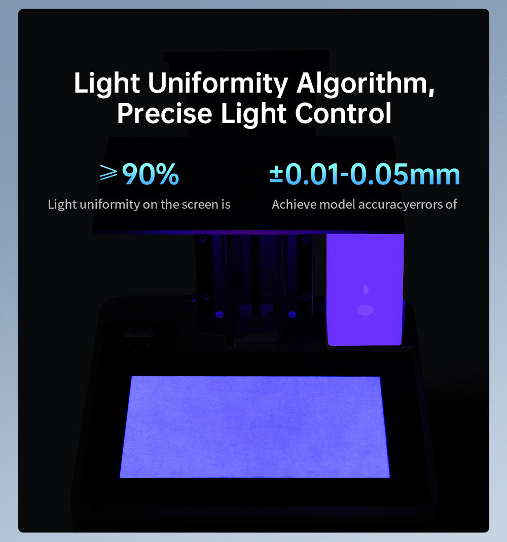 Anycubic Photon Mono M7 Resin 3D Printer, 90mm/h Print Speed, 14K COB Source, 10.1inch Mono LCD, Dynamic Light-off, Leveling-free, 223*126*230mm