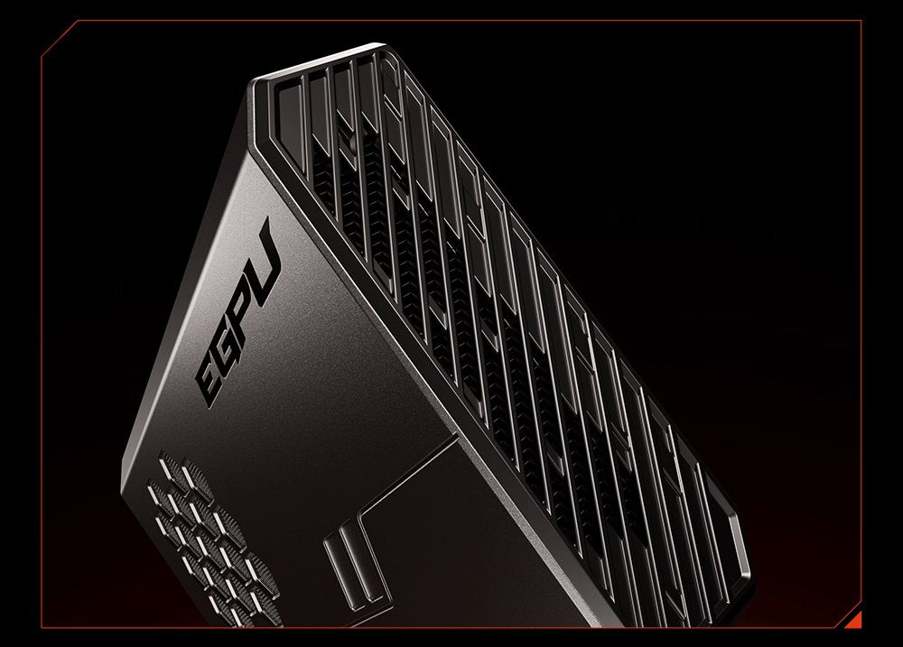 AOOSTAR XG76XT eGPU Dock with AMD Radeon RX 7600MXT GPU, 8GB GDDR6 RAM, 128bit, 1*USB 4.0, 1*Oculink, 1*HDMI, 2*DP, 1*Type-C, 100W Reverse Charging - EU Plug