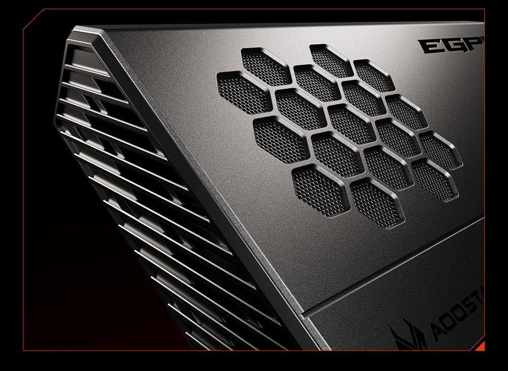 AOOSTAR XG76XT eGPU Dock with AMD Radeon RX 7600MXT GPU, 8GB GDDR6 RAM, 128bit, 1*USB 4.0, 1*Oculink, 1*HDMI, 2*DP, 1*Type-C, 100W Reverse Charging - EU Plug