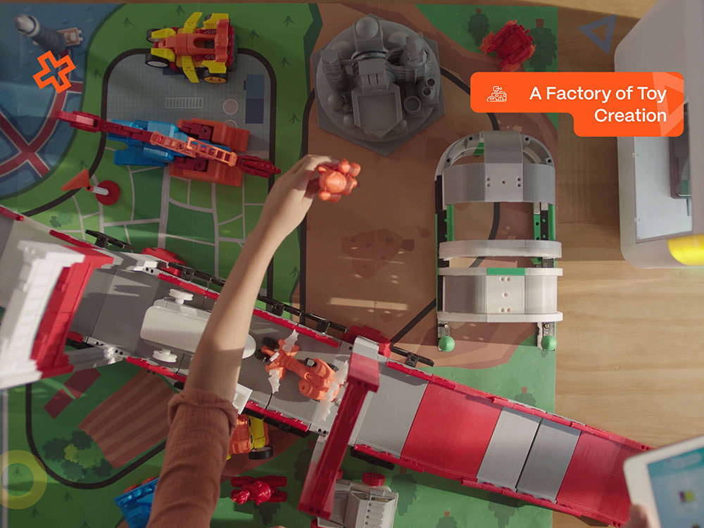 AOSEED X-MAKER 3D Printer for Kids and Beginner, Leveling-Free Bed, Wi-Fi Printing, Ultra Silent, App Control, PLA/ABS Filament Supported