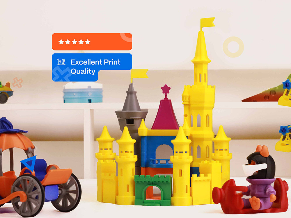 AOSEED X-MAKER 3D Printer for Kids and Beginner, Leveling-Free Bed, Wi-Fi Printing, Ultra Silent, App Control, PLA/ABS Filament Supported