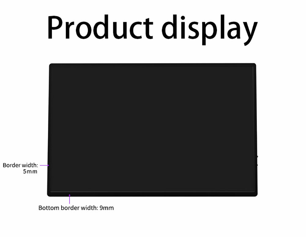 AOSIMAN 160QC Portable Monitor 16 Inch 2.5K 144Hz, 2560*1600 16:10 100%sRGB 480Cd/m² Display Game Screen