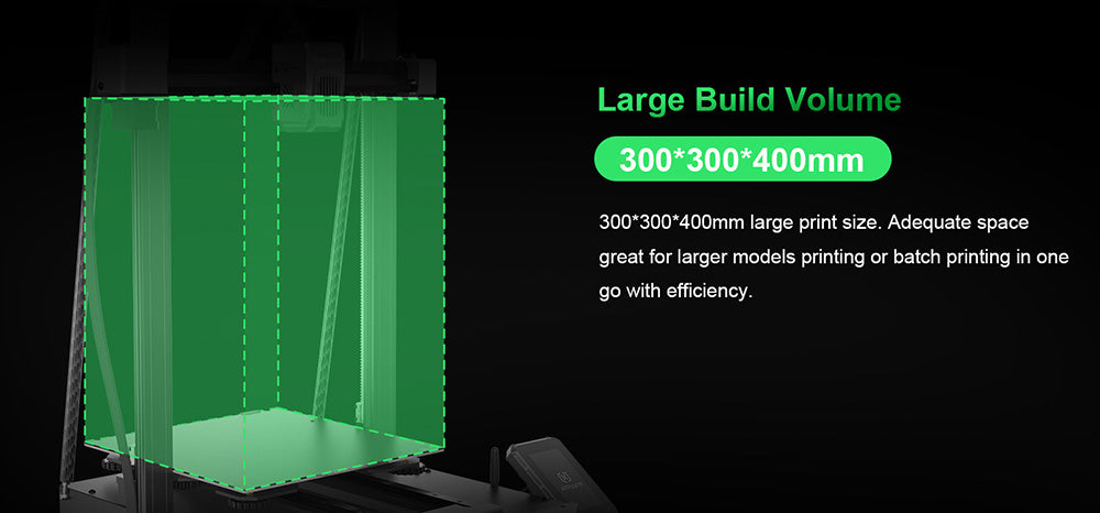 Artillery Sidewinder X4 Plus 3D Printer, 300*300*400mm, 500mm/s Print Speed, XY-Metal Linear Guide Rail, Auto Levelling, 8000 rpm Efficient Cooling Fans