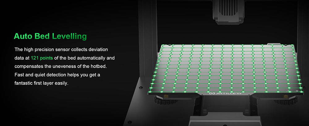 Artillery Sidewinder X4 Plus 3D Printer, 300*300*400mm, 500mm/s Print Speed, XY-Metal Linear Guide Rail, Auto Levelling, 8000 rpm Efficient Cooling Fans