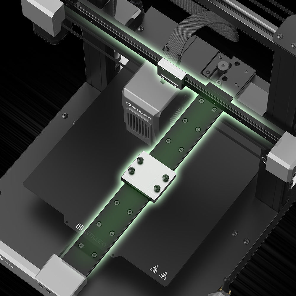 Artillery Sidewinder X4 Pro 3D Printer, 240*240*260mm, 500mm/s Printing Speed, X Y-axis Linear Rail, Direct Drive Extruder, 81 Points Auto Levelling, Double Pull Rod, Auto Cleaning Nozzle