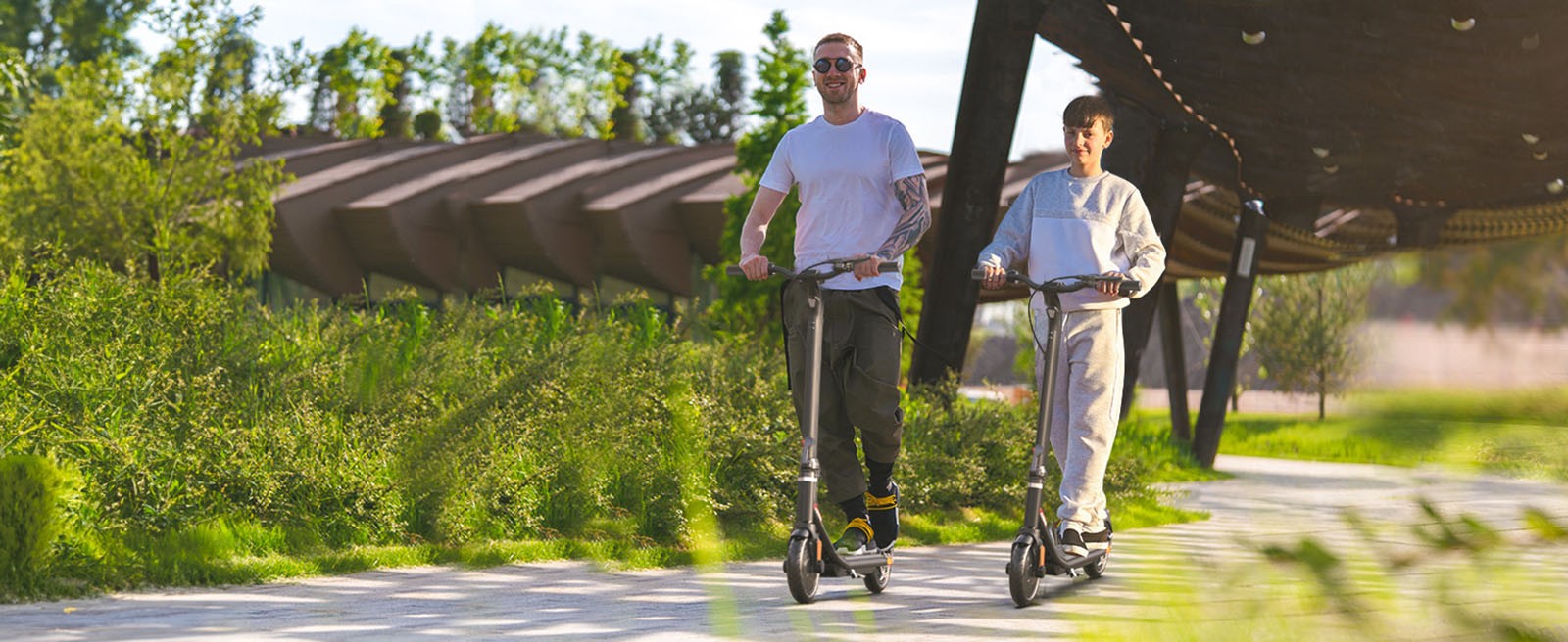 Atomi E20 Electric Scooter 8.5 inch Air Tire 250W Motor (Max Output 500W) 36V 7.5Ah Battery 30km Range Dual Brake 120kg