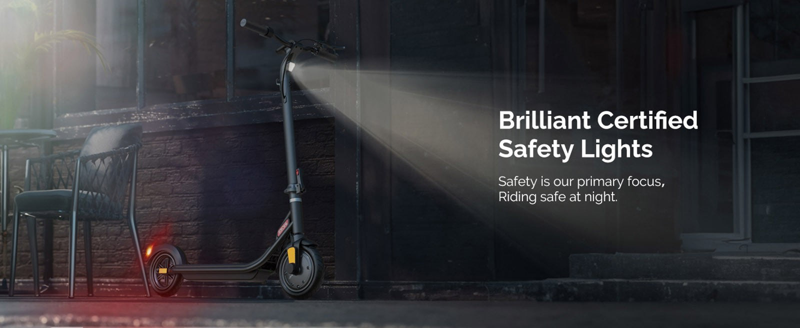 Atomi E20 Electric Scooter 8.5 inch Air Tire 250W Motor (Max Output 500W) 36V 7.5Ah Battery 30km Range Dual Brake 120kg