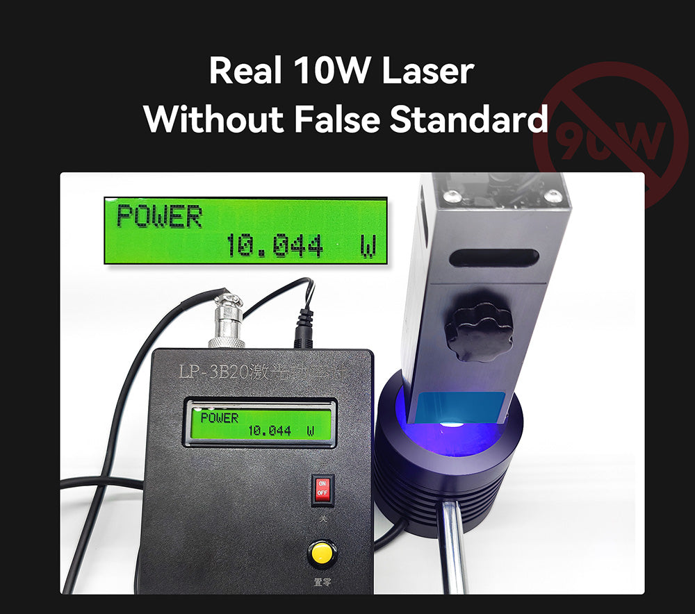 ATOMSTACK A10 Pro 10W Laser Engraver Cutter, 0.01mm High Accuracy, Fixed-Focus, Dual Compression Spot, 410*400mm