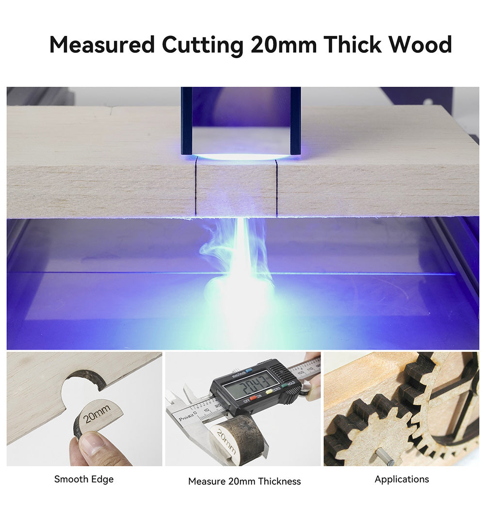 ATOMSTACK A10 Pro 10W Laser Engraver Cutter, 0.01mm High Accuracy, Fixed-Focus, Dual Compression Spot, 410*400mm