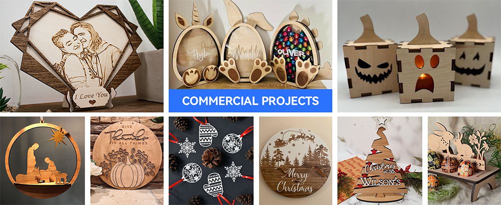 ATOMSTACK A5 Pro V2 5W Laser Engraver, 400mm/s High Speed, 0.01mm Precision, 5mm Wood 3mm Black Acrylic in One Pass, 410*380mm