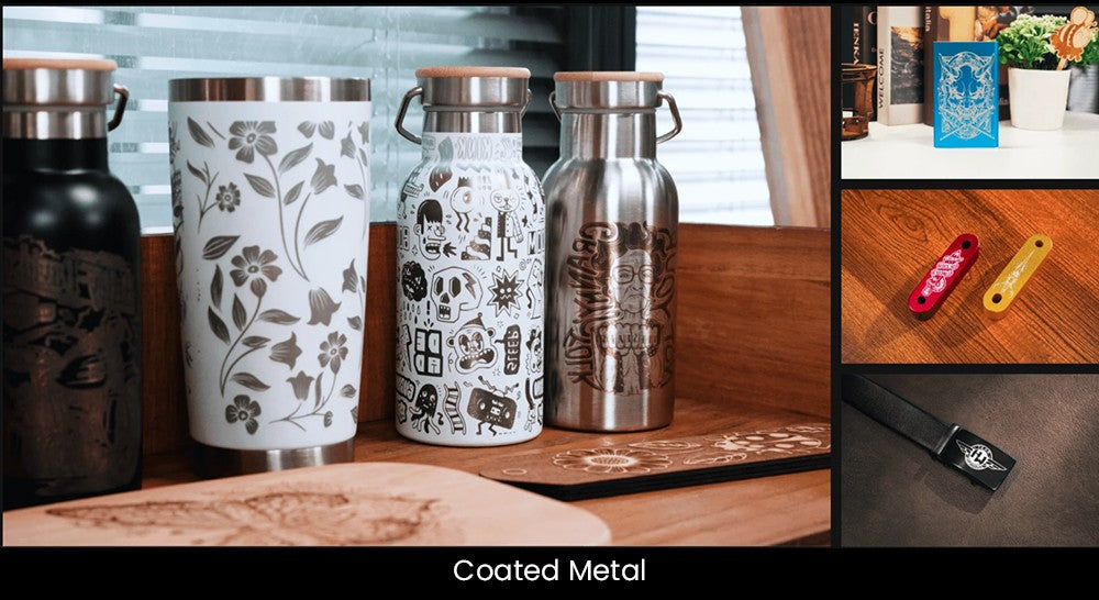 ATOMSTACK Hurricane CO2 Class1 Laser Engraver Cutter, 55W Power, 0.01mm Precision, 600mm/s Engraving Speed, 500*300mm, Visible Red-Light Indicator, 5MP Camera, Auto Fire Extinguisher, Smoke Exhaust System