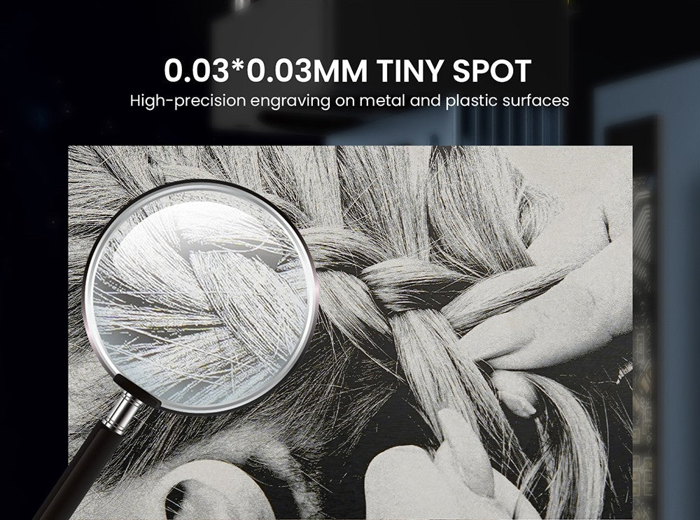 ATOMSTACK R30 V2 Infrared Laser Module, 1064nm 2W Laser Power, 0.03mm Spot, Rust Removal, for Metal and Plastic Engraving