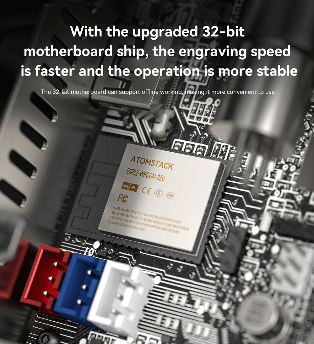 ATOMSTACK S20 Pro 20W Laser Engraver Cutter with Air Assist Kits, Focus Free, Quad-core Diode Laser, Offline Engraving - US