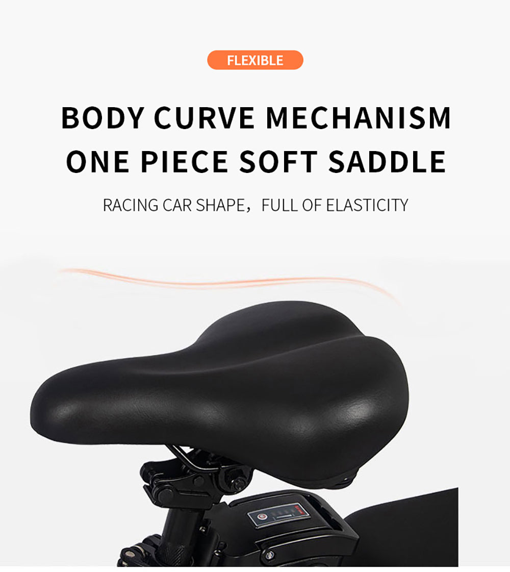 AVAKA BZ20 PLUS Electric Bike Foldable 20*3.0 Inch Fat Tires 500W Brushless Motor 25Km/h Max Speed 48V 18.2Ah Battery 100Km Range 120KG Max Load Dual Disc Brake Shimano 7-Speed Gear IP54 Waterproof LCD Display One-piece wheel - Black