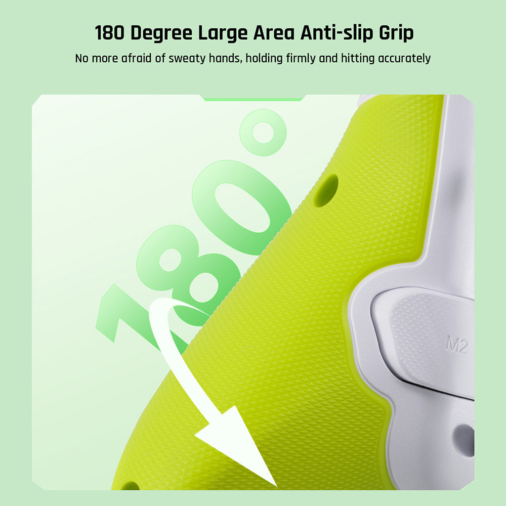 BIGBIG WON Rainbow 2 SE Game Controller, Hall Effect Trigger, 12-bit ADC, 4-way & 8-way D-pads, Compatible with Switch / PC / Android / iOS - Green