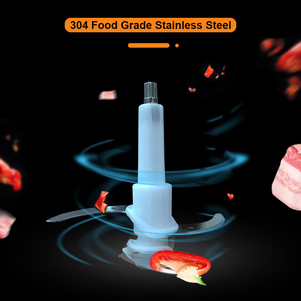 BioloMix CP615 Electric Meat Grinder Chopper, Low/High 2 Speeds, 500W Motor, 2L Large Capacity