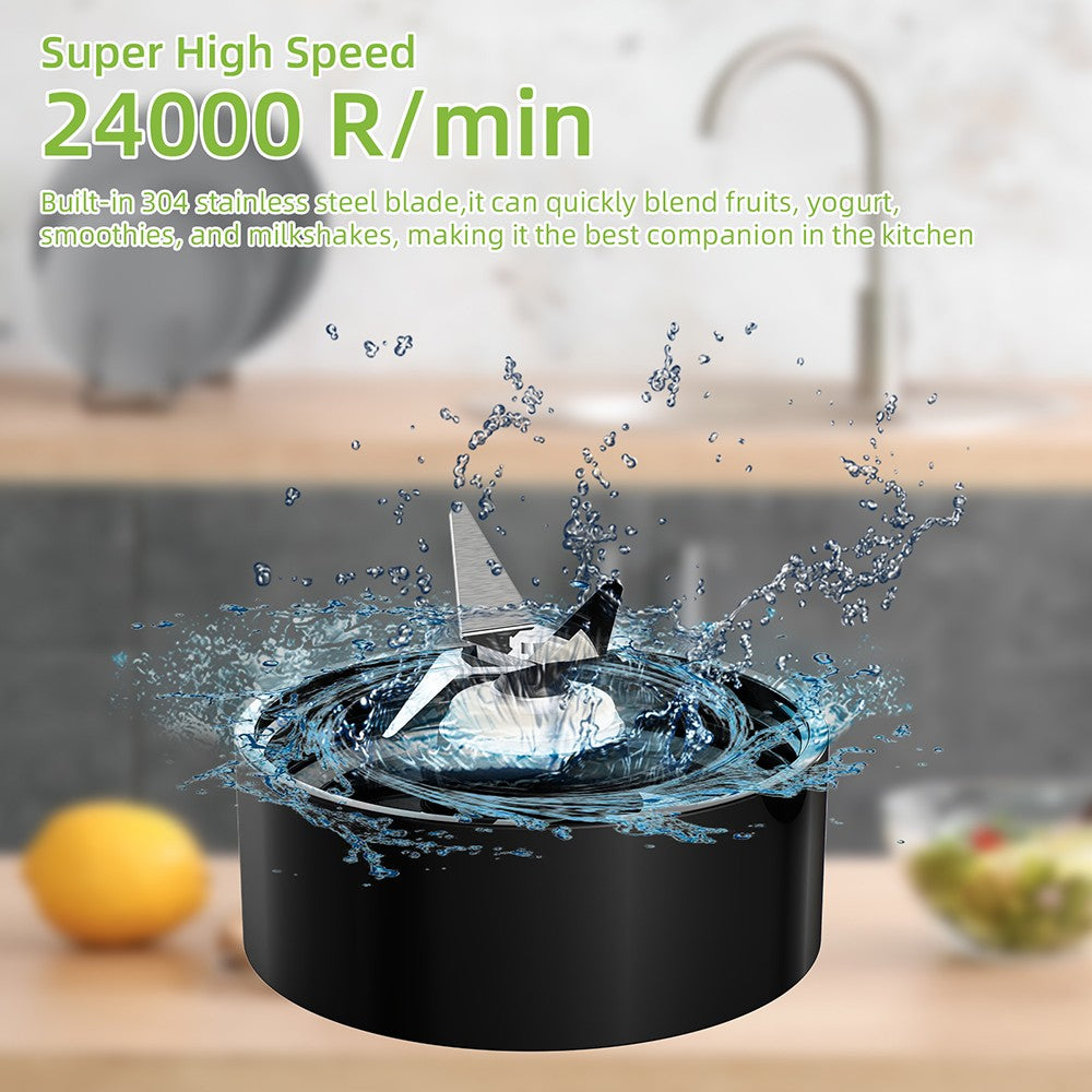 BioloMix TB23M 3-in-1 Multifunctional Food Processor, 700W Portable Juicer, Personal Blender, Meat Grinder, Coffee Spice Grinder, Meat Chopper, Smoothies, Fruits Mixer