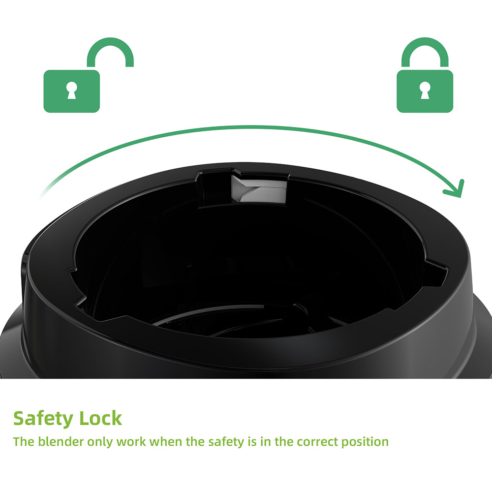 BioloMix TB23M 3-in-1 Multifunctional Food Processor, 700W Portable Juicer, Personal Blender, Meat Grinder, Coffee Spice Grinder, Meat Chopper, Smoothies, Fruits Mixer