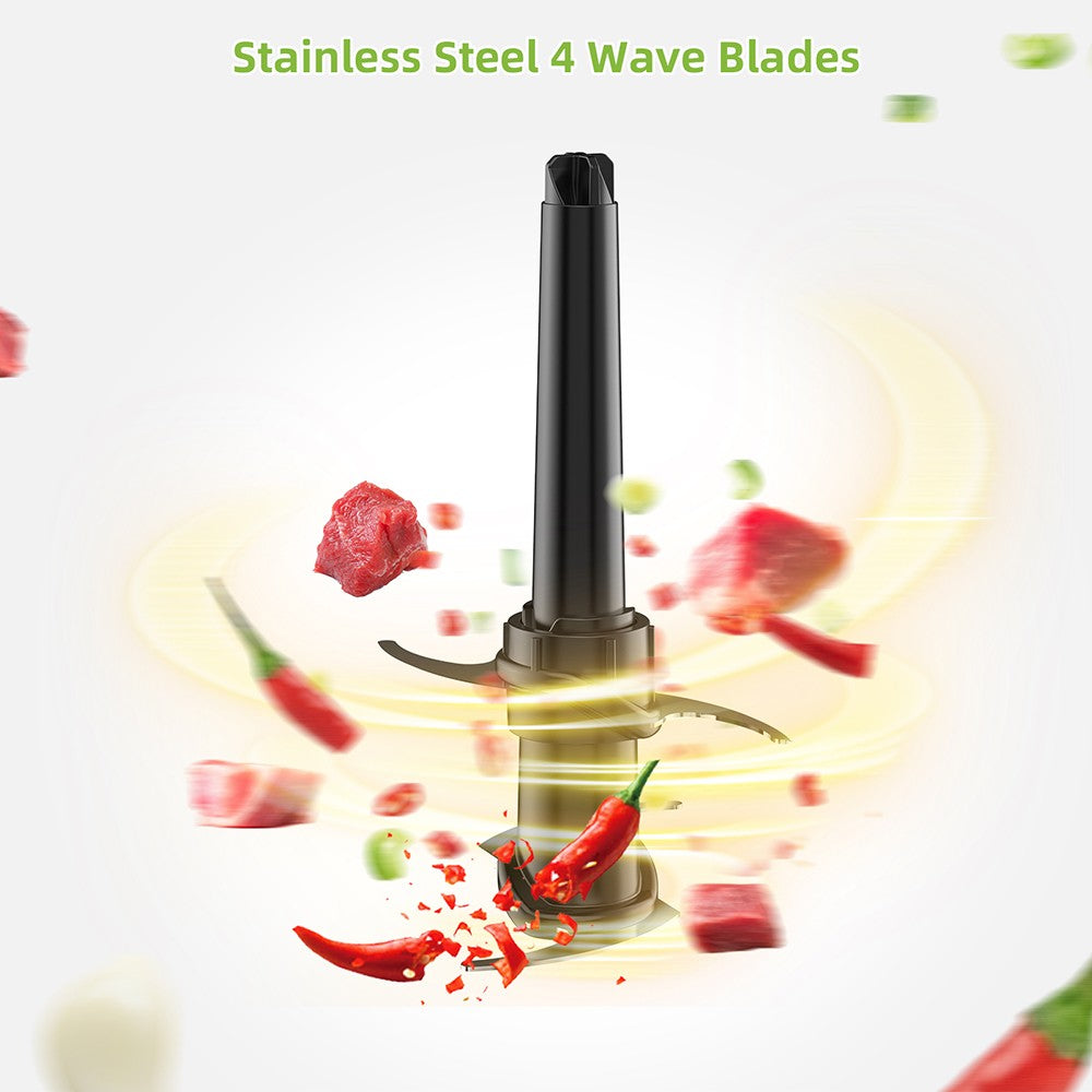 BioloMix TB23M 3-in-1 Multifunctional Food Processor, 700W Portable Juicer, Personal Blender, Meat Grinder, Coffee Spice Grinder, Meat Chopper, Smoothies, Fruits Mixer