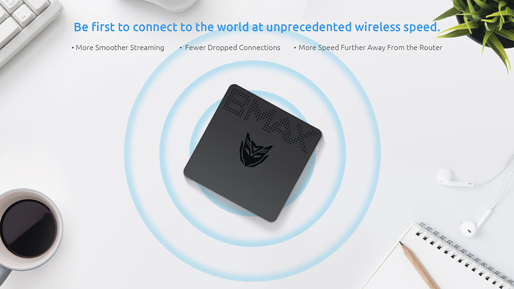 BMAX B1 Pro Mini PC Intel Gemini Lake N4000 Up to 2.6 GHz Windows 11 8GB RAM 128GB SSD 2.4G/5G Dual Band WiFi Bluetooth 4.2 - EU